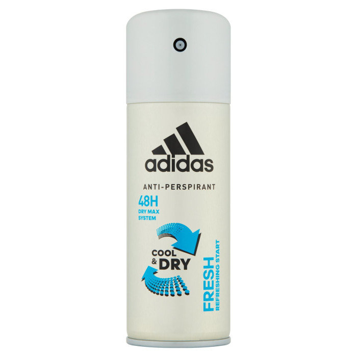Фото - Дезодорант Fresh Adidas,  Cool & Dry, Dezodorant dla mężczyzn w spray'u, 150 ml 