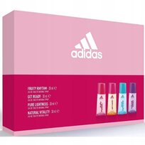 Adidas, Fruity Getr Pure Natural, Zestaw perfum, 4x30ml