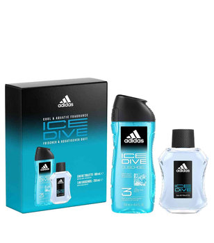 Adidas Ice Dive Woda Toaletowa 100 ml + Żel pod Prysznic 250 ml - Adidas