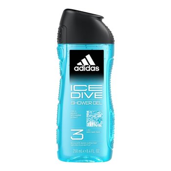 Adidas, Ice Dive, Żel pod prysznic dla mężczyzn 3w1, 250 ml - Adidas