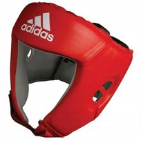 Adidas Kask Bokserski z Atestem AIBA Czerwony L
