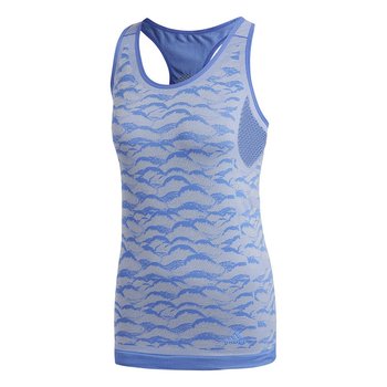 Adidas, Koszulka do biegania damska, ULTRA PRIMEKNIT PARLEY TANK / CF5138, niebieski, rozmiar L - Adidas