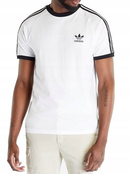 Adidas, Koszulka męska sportowa 3-STRIPES Tee, IA4846, Biała, Rozmiar M - Adidas