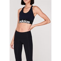 Adidas Logo, stanik sportowy, granatowy, Rozmiar S Adidas