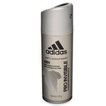 Adidas, Men Pro Invisible, Antiperspirant spray'u, 150 ml - Adidas