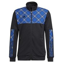 Adidas Męska Kurtka Treningowa Tiro W Kratkę Z Logo (S (52-55 Cm) / Czarny / Niebieski) Adidas