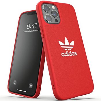 Adidas Moulded Case Canvas etui obudowa do iPhone 12 Pro Max czerwony/red 42270 - Adidas