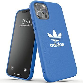 Adidas OR Moulded Case BASIC etui pokrowiec do iPhone 12/ 12 Pro niebieski/blue 42222 - Adidas