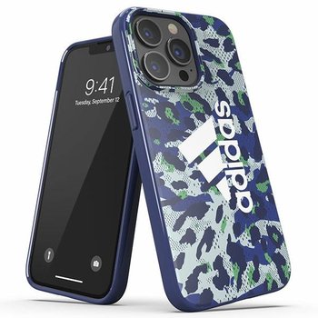 Adidas OR Snap Case Leopard etui obudowa do iPhone 13/13 Pro 6,1" niebieski/blue 47260 - Adidas