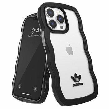 Adidas OR Wavy Case etui obudowa do iPhone 13 Pro /13 6,1" czarny-przezroczysty/black-transparent 51900 - Adidas