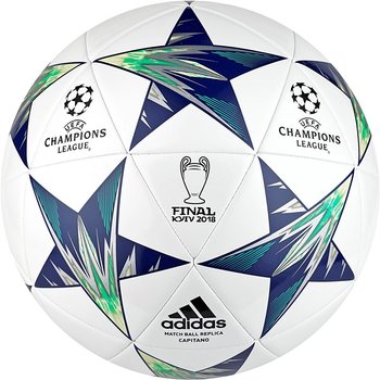Adidas, Piłka nożna, Finale Kiev Capitano, biało-niebieski, rozmiar 5 - Adidas