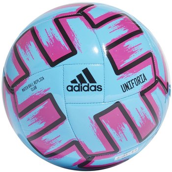 Adidas, Piłka nożna, Uniforia Euro 2020 Club FH7355, niebiesko-różowy, rozmiar 4 - Adidas