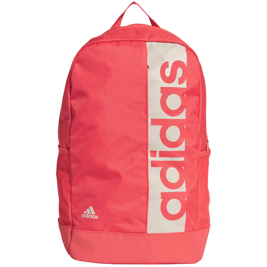 Adidas, plecak szkolny miejski, LINEAR PERFORMANCE, koralowy