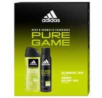 Adidas, Pure Game, Zestaw kosmetyków, 2 szt.