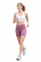 ADIDAS RÓŻOWE KRÓTKIE SPORTOWE LEGGINSY Z LAMPASAMI S 1I3A Adidas