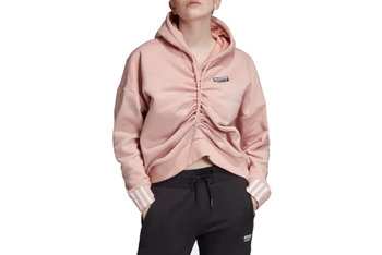 adidas Ruched Hoodie EC0782 damska Bluza sportowa różowa - Adidas