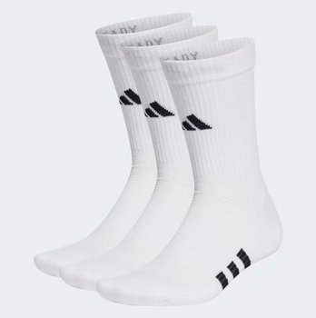 Adidas, Skarpety Performance Cushioned Crew Socks, HT3452, 3 pary, białe, rozmiar M - Adidas