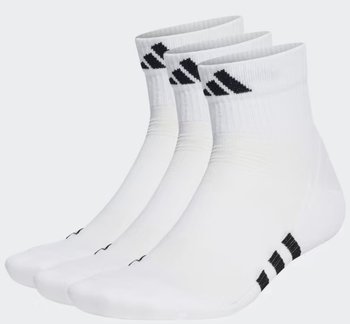 Adidas, Skarpety Performance Cushioned Mid-Cut Socks, HT3450, 3 pary, białe, rozmiar M - Adidas