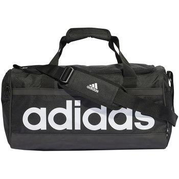 Adidas, Torba sportowa, Essentials Linear Duffel S, HT4742, czarno-biała - Adidas