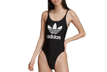 adidas Trefoil Wmns Swimsuit ED7537, Kobieta, Strój kąpielowy, Czarny - Adidas