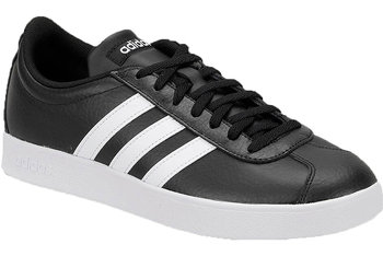 Adidas VL Court 2.0  B43814, Męskie, buty sneakers, Czarne - Adidas