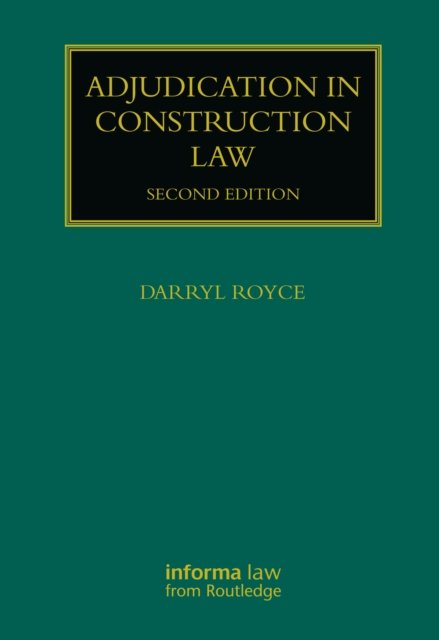 Adjudication In Construction Law - Taylor & Francis Ltd. | Książka W Empik