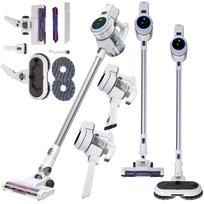 ADLER AD7064 Odkurzacz Pionowy 2w1, Bezprzewodowy, Czyszczenie na Sucho i Mokro, 2 Akumulatory, 13 000 Pa