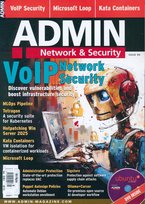Admin Magazine (z dodatkiem DVD) [GB]