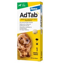 ADTAB Dog tabletki na kleszcze i pchły 450mg 11-22kg