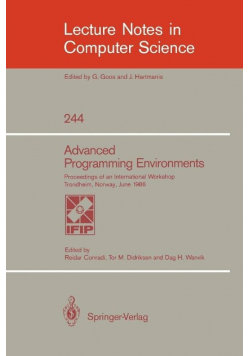 Advanced programming environments - Opracowanie zbiorowe | Książka w Empik