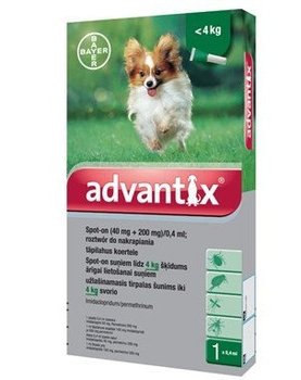 Advantix 0,4 ml X 1 Do 4kg - Bayer