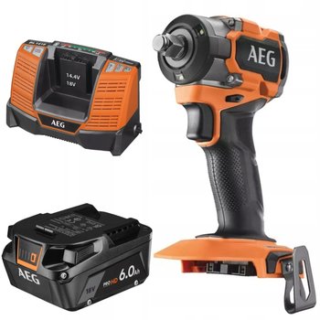 AEG Klucz Udarowy Subkompaktowy 1/2" 18V+Ładowarka BL1418 +Akumulator 6.0Ah - AEG