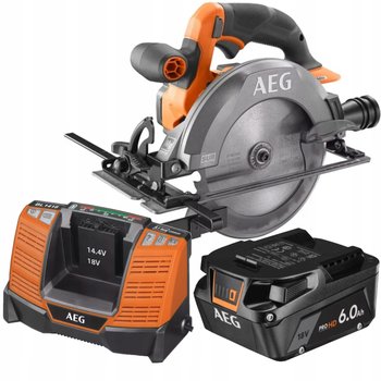 AEG Subkompaktowa Bezczotkowa Piła 18V+ Ładowarka BL1418+ Akumulator 6.0Ah - AEG