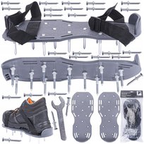 AERATOR SANDAŁOWY Z 26 KOLCAMI BUTY DO AERACJI OGRODU NAKŁADKI NAKŁUWACZ Powermat