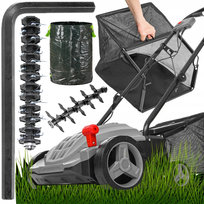 Aerator Wertykulator Elektryczny Kanwod Do Trawy Regulacja Z Koszem 2500W LEHMANN