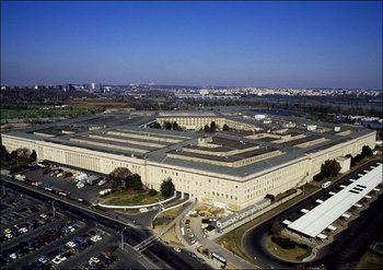 Aerial view of the Pentagon, Carol Highsmith - plakat 29,7x21 cm - Galeria Plakatu