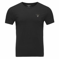 Aeronautica Militare czarny t-shirt koszulka męska crew-neck SC0TI001J508-34300 L AERONAUTICA MILITARE