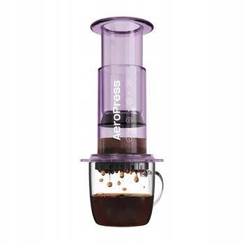 Aeropress Clear Purple Zaparzacz Do Kawy Fioletowy Z 50 Filtrami - AeroPress