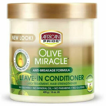 African Pride, Olive Miracle Leave-in Conditioner, Odżywka do włosów, 444ml - African Pride
