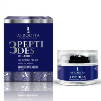 Afrodita 3 Peptides, Krem Odżywczy Dla Skóry Suchej, 50ml - Afrodita