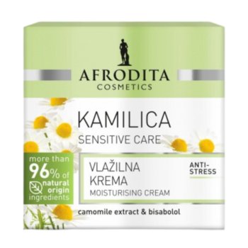 Afrodita Camomile, Krem Nawilżający, 50ml - Afrodita
