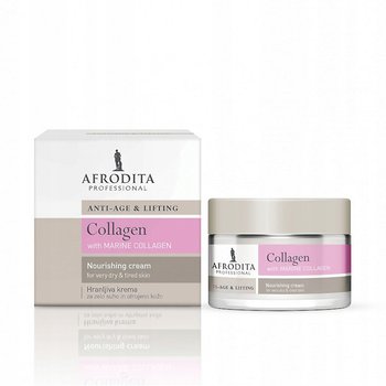 Afrodita Collagen, Krem intensywnie odżywczy, 50ml - Afrodita
