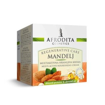Afrodita Mandelj, Multiaktywny Krem Odżywczy, 50ml - Afrodita