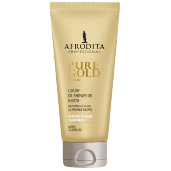 Afrodita Pure Gold 24 Ka, Olejkowy Żel Pod Prysznic I Do Kąpieli, 150ml - Afrodita