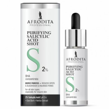 Afrodita Purifying Salicylic Acid Shot, Olejek do twarzy, 30ml - Afrodita