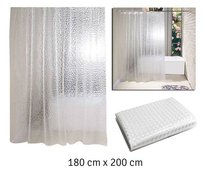 AG655A ZASŁONA PRYSZNICOWA EFEKT 3D 180 x 200cm