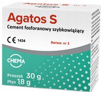 Agatos S 2 Cement Fosforanowy Szybkowiążący Proszek + Płyn Chema Chema-Elektromet Spółdzielnia Pracy