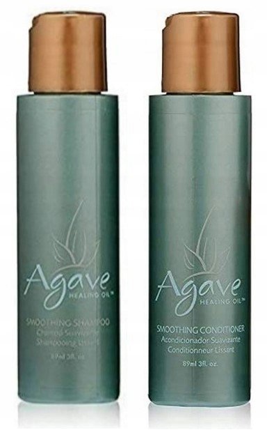 AGAVE Zestaw szampon odywka, wygadza i odywia, travel mini 2x89ml |  Sklep EMPIK.COM