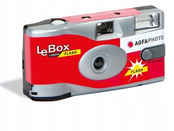 Agfa Lebox Aparat Jednorazowy Iso 400 27 Zdjęć + Flash - AGFAPHOTO