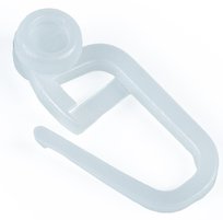 Agrafka Agrafki z rolką do firanek szyny sufitowej szyn PCV 100szt haczyki